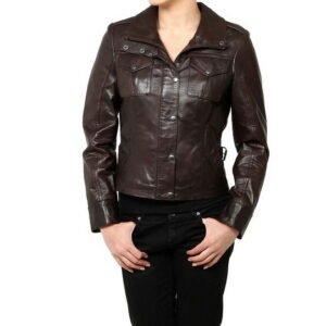 Women Leather Fashion Jacket