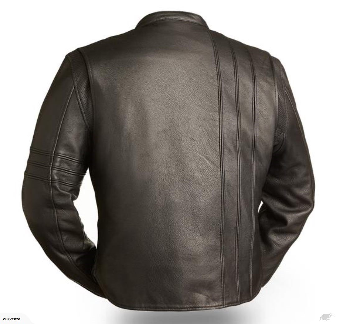 Men Motorbike Leather Jacket