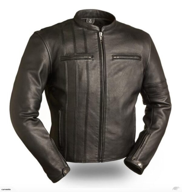 Men Motorbike Leather Jacket
