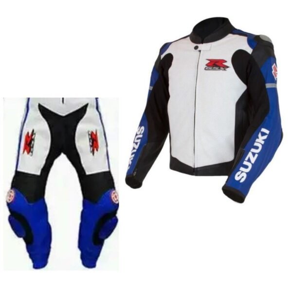 Suzuki Men Motorbike Leather Suit