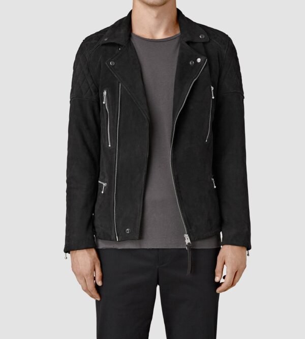 Men Western Leather Jacket Wear Fringes Native American Cowboy Coat