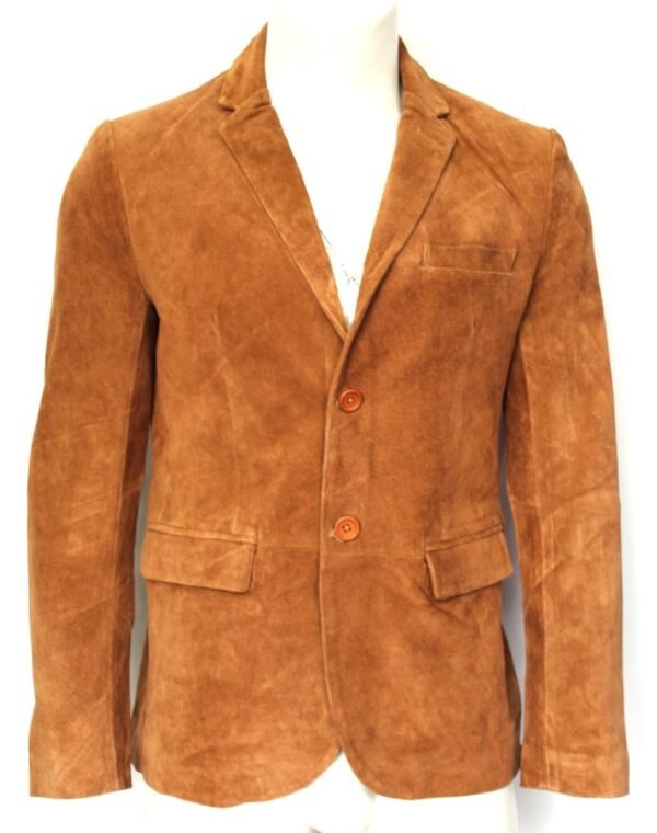 Men Western Leather Jacket Wear Fringes Native American Cowboy Coat