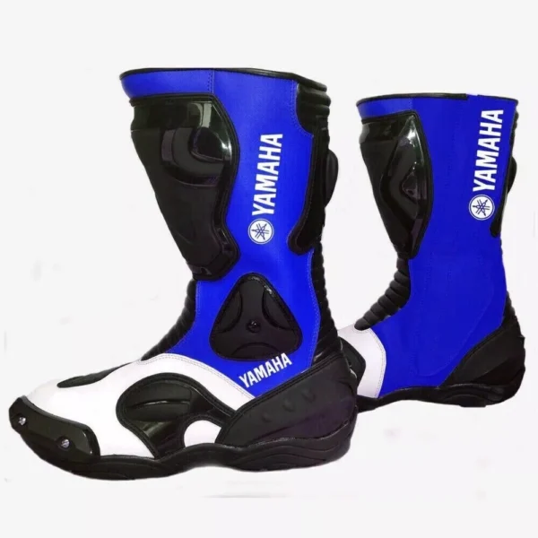 men motorbike leather boots